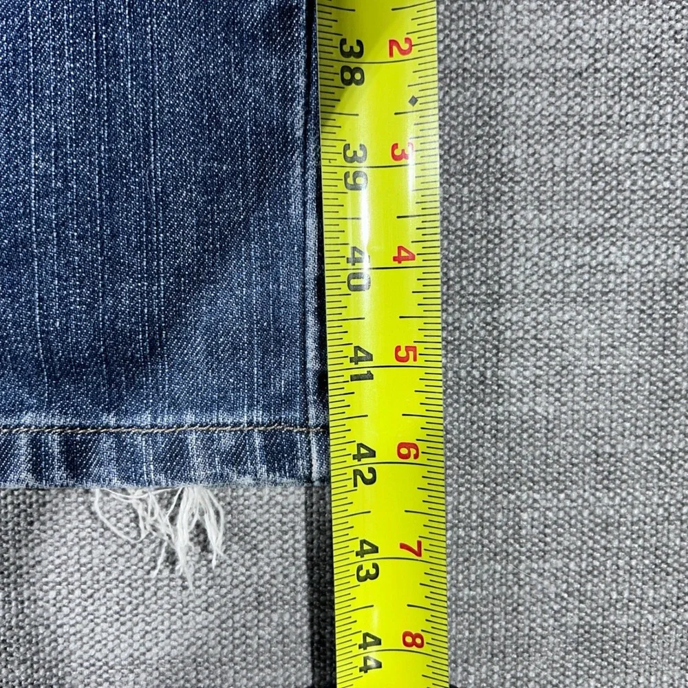 Perry Ellis Straight Leg Jeans Mens 36x32 Blue Good Cotton Denim 1506